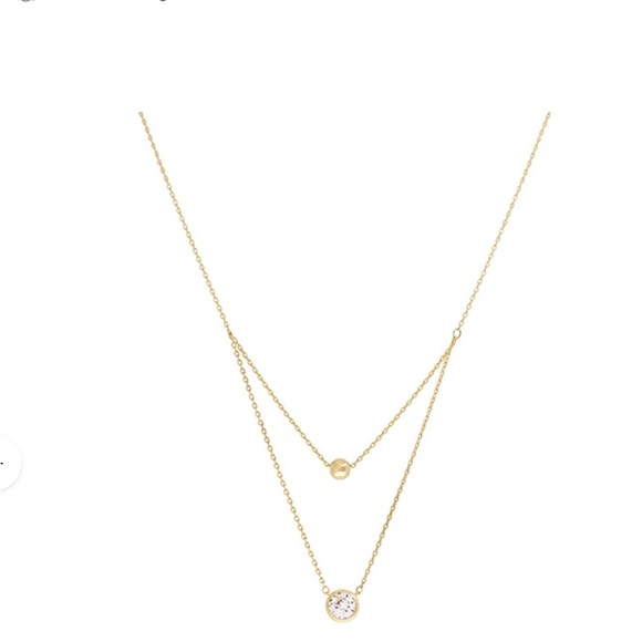 ✨BRAND NEW✨ MARLYN SCHIFF  Double Layered Necklace ✨BEAUTIFUL - Picture 3 of 8